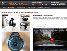 Tablet Screenshot of finevudashcam.com